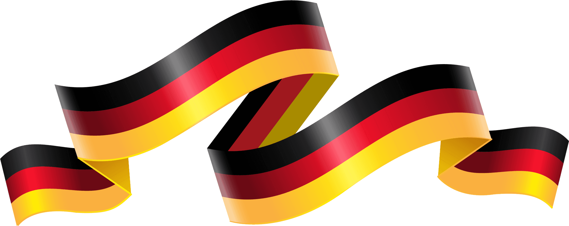 Waving Germany Flag Graphic PNG