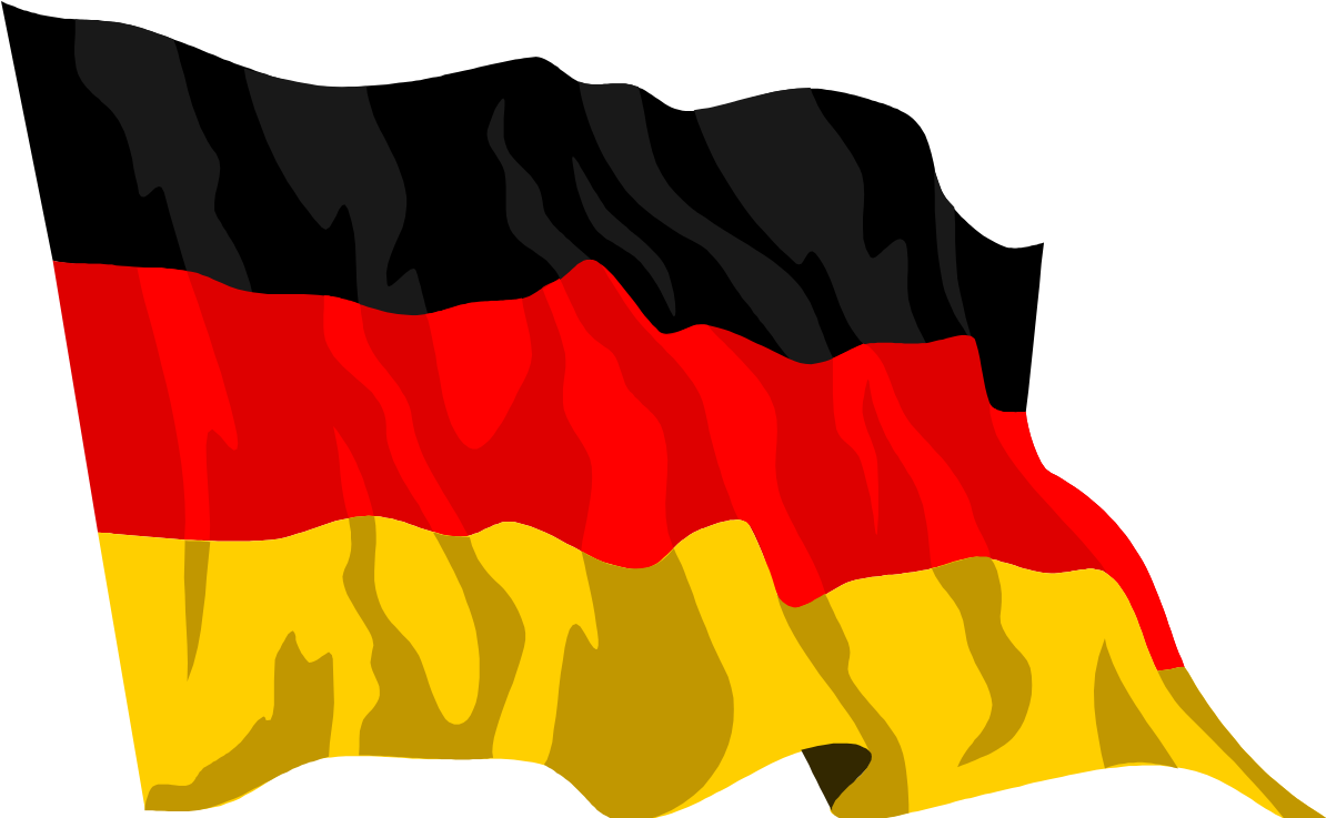Waving Germany Flag Graphic PNG