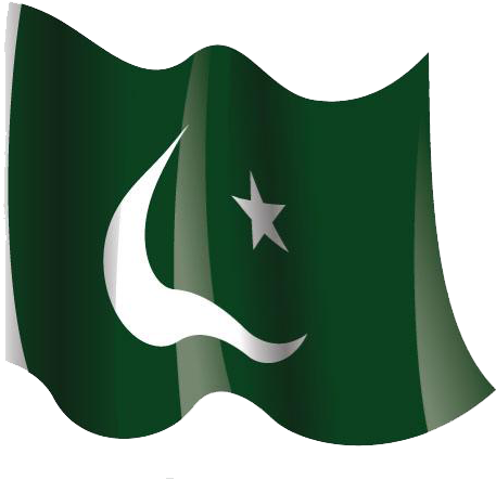 Waving Pakistan Flag PNG