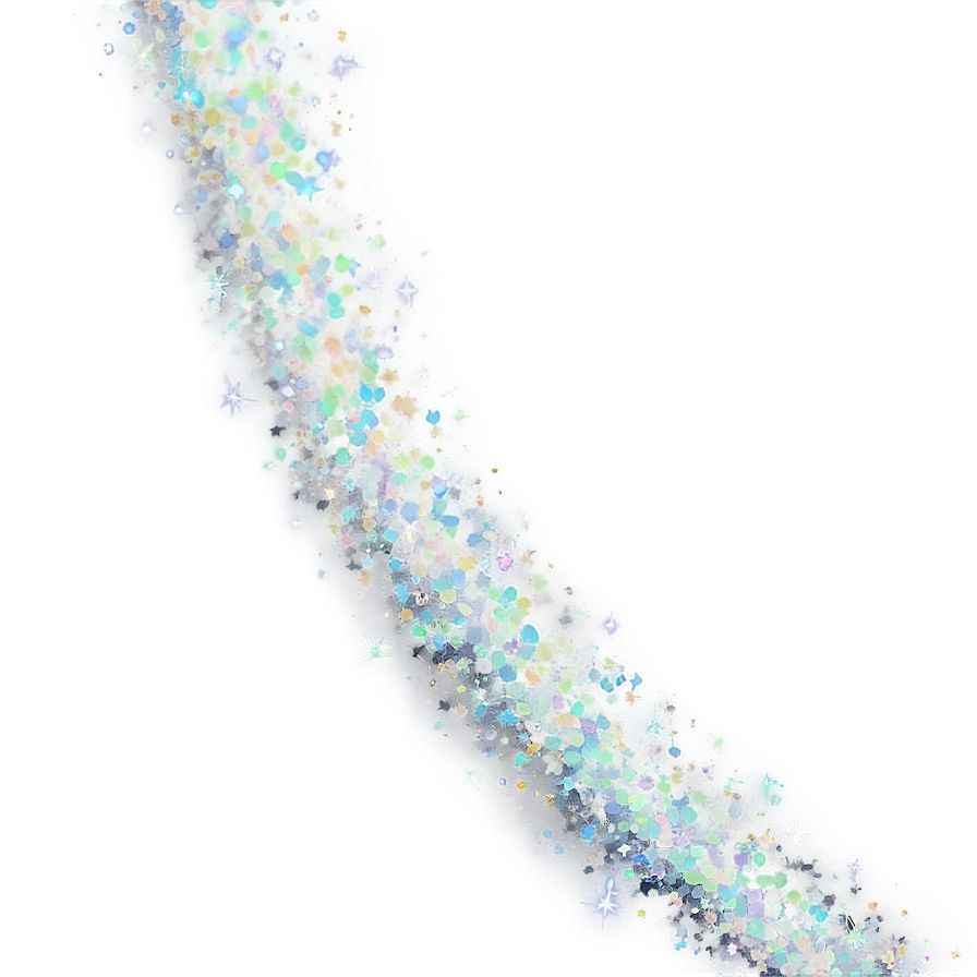 Wavy Glitter Line Png 06272024 PNG