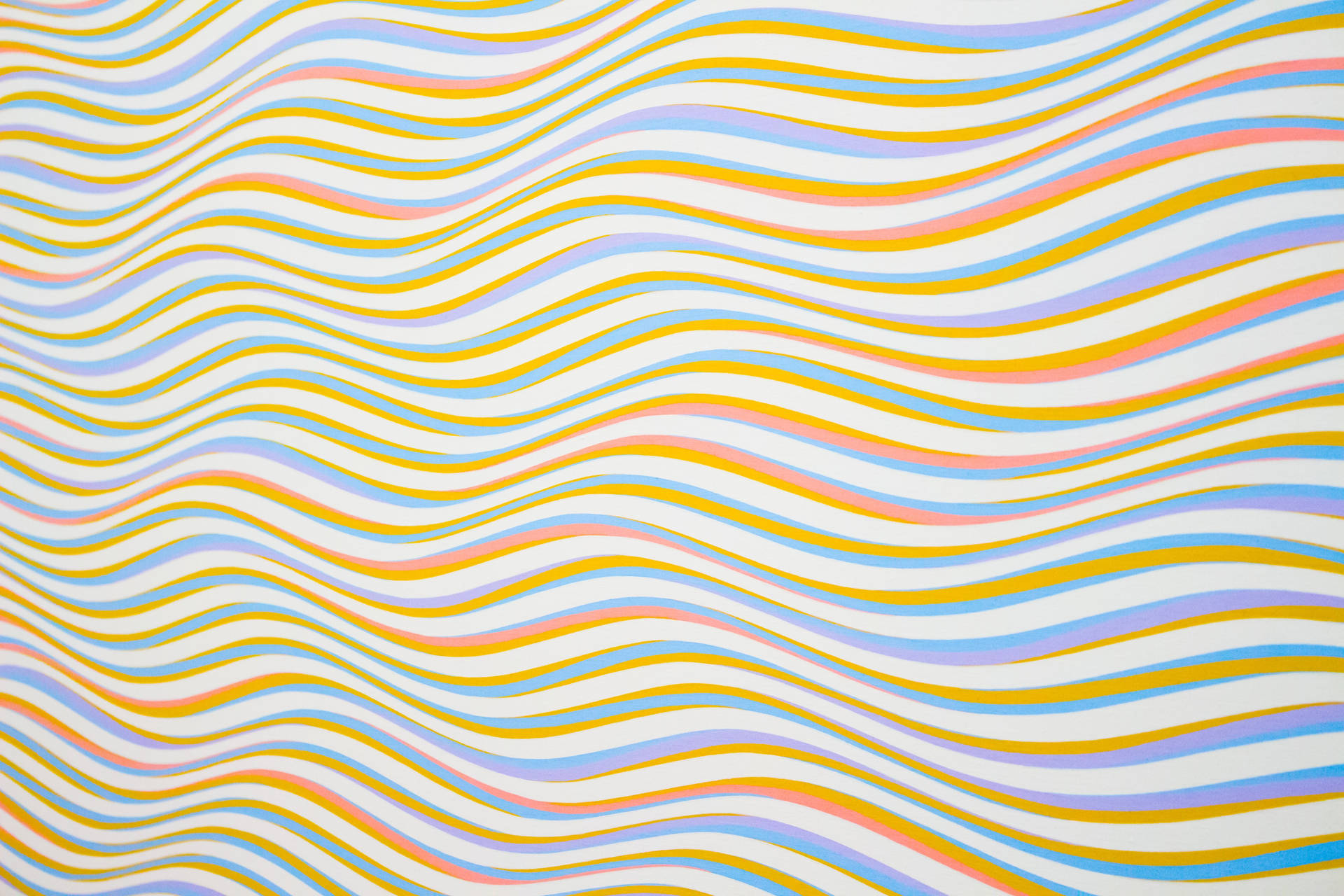 Wavy Lines As Colorful Background Wallpaper