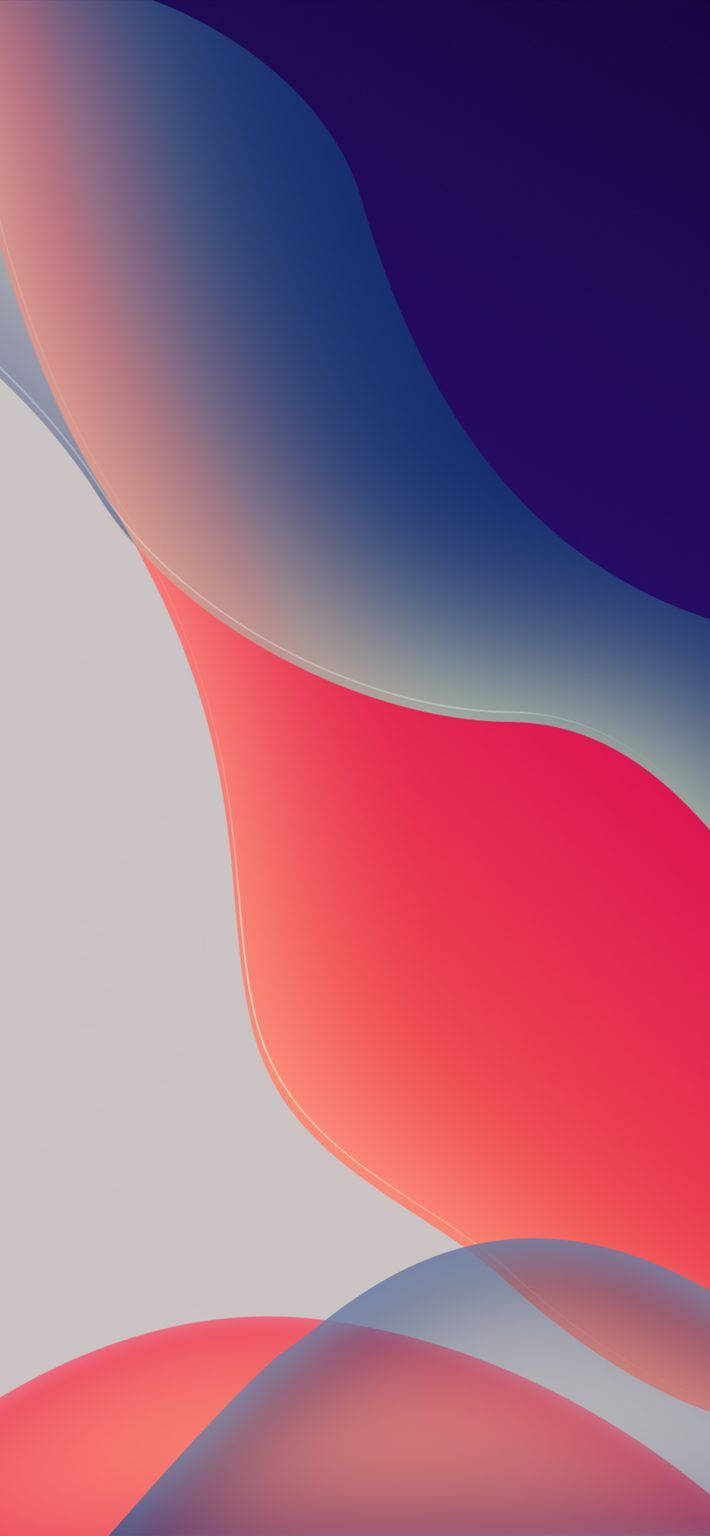 Wellenförmigepastellfarben Hd Telefon Wallpaper