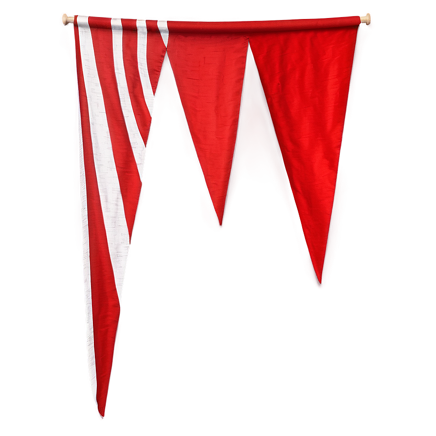 Wavy Red Banner Flag Png 63 PNG