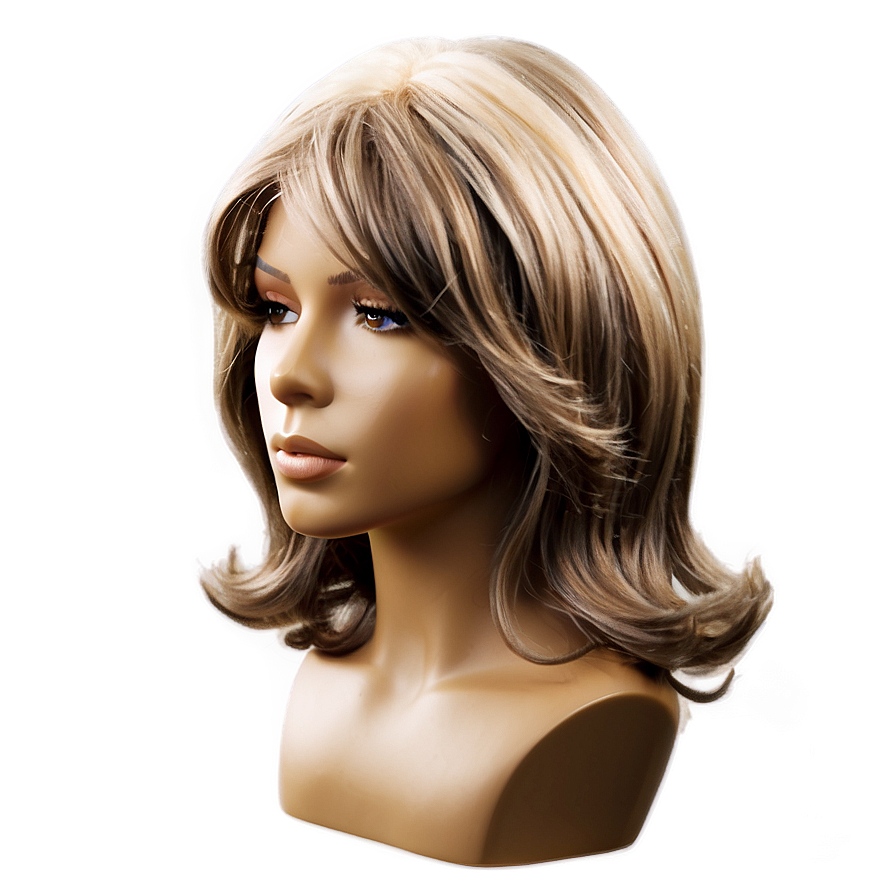 Wavy Wig Png Pie PNG