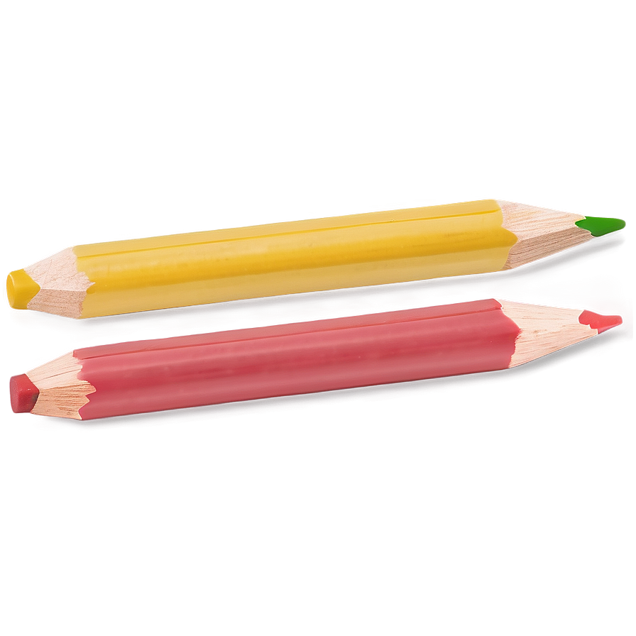 Wax Based Colored Pencils Png 06212024 PNG