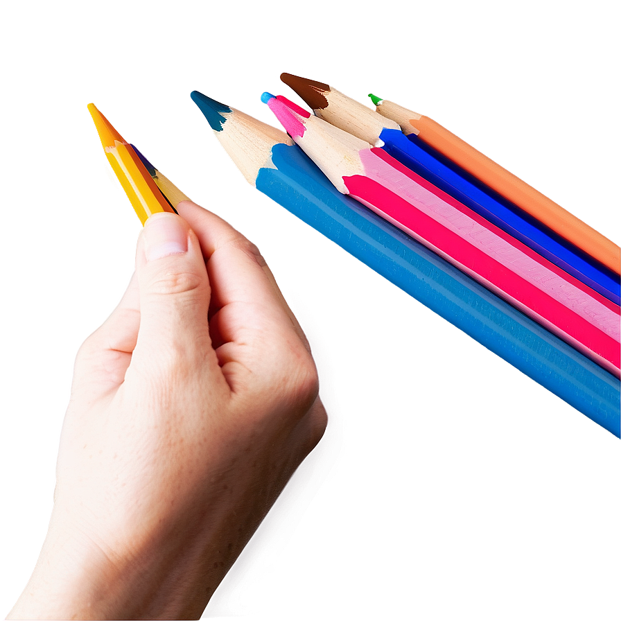 Download Wax Based Colored Pencils Png Mtq | Wallpapers.com