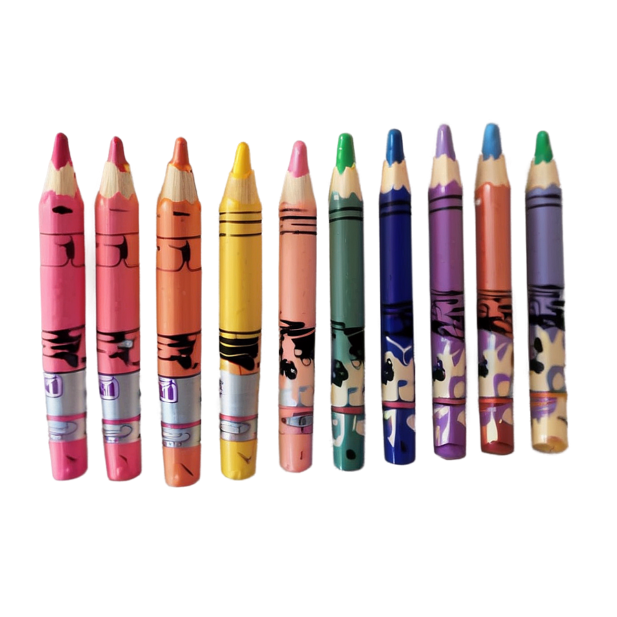 Download Wax Crayons Assortment Png Cna