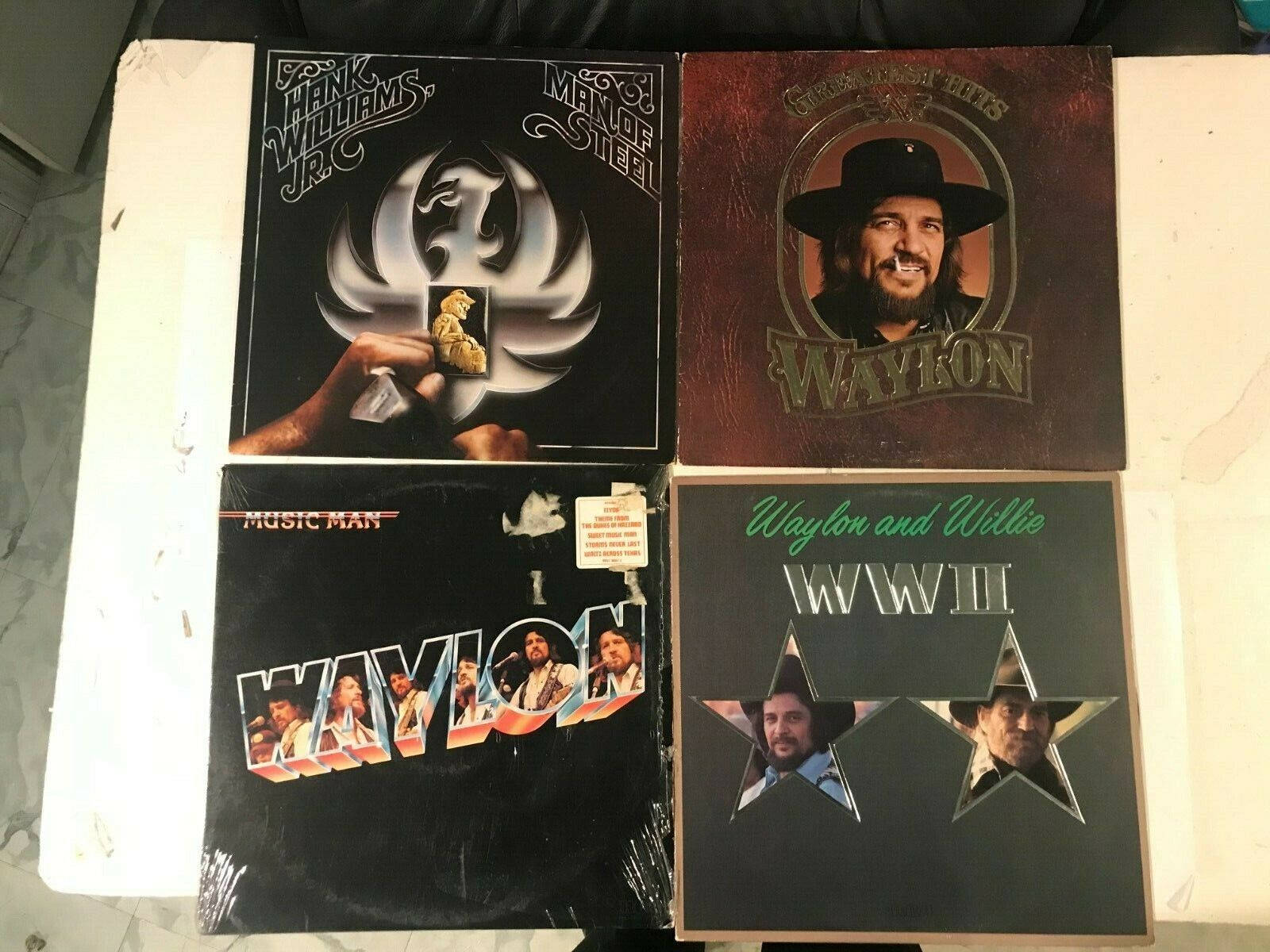 Collezionedi Album Di Waylon Jennings Sfondo