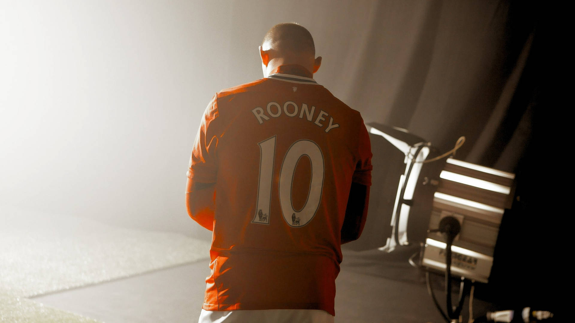 Wayne Rooney Back View Photo Shoot