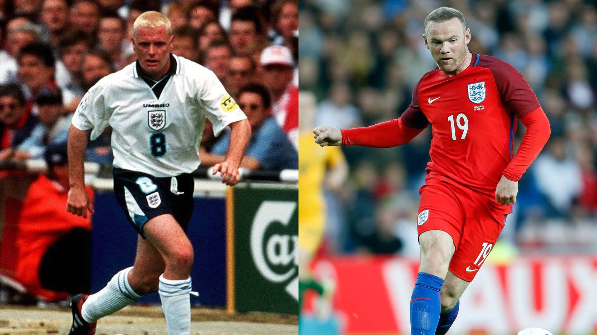 Wayne Rooney er bedre end Paul Gascoigne. Wallpaper