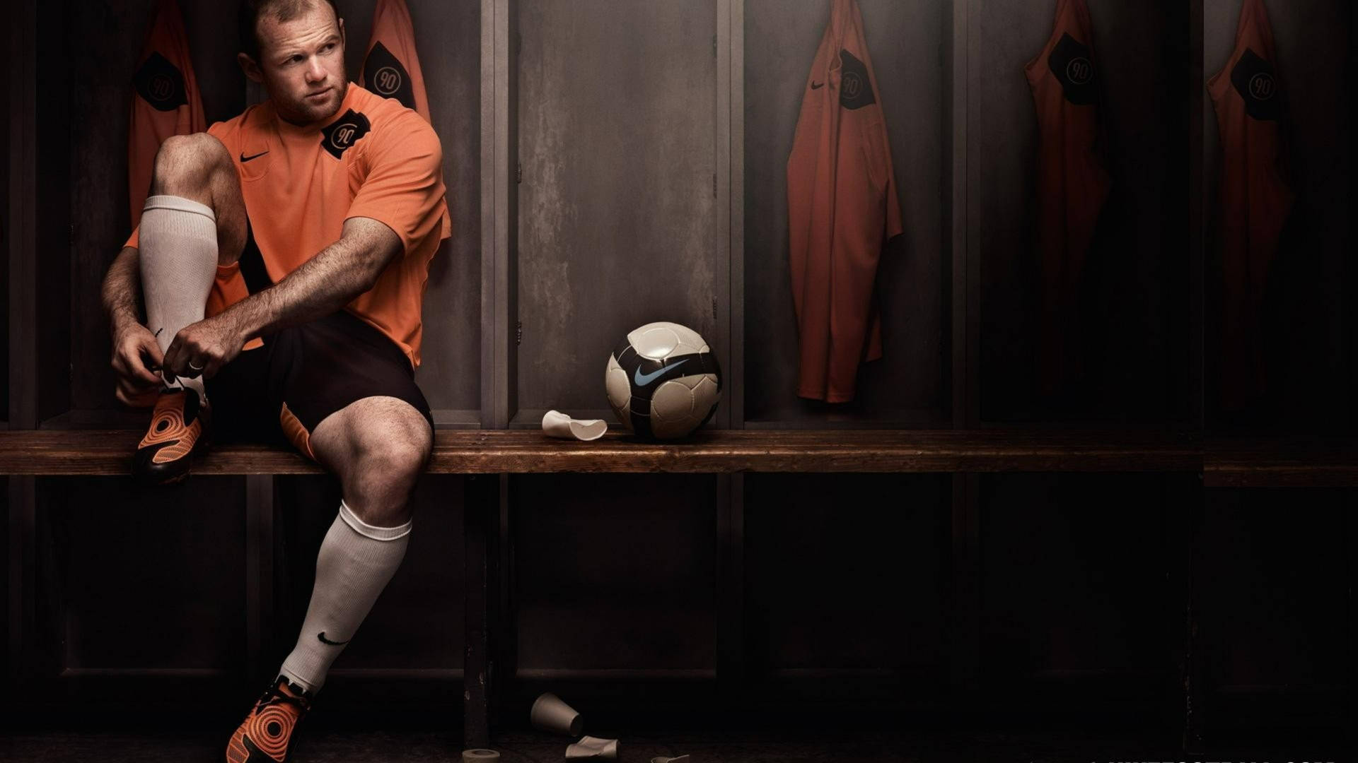 Wayne Rooney Nike Locker Room Picture