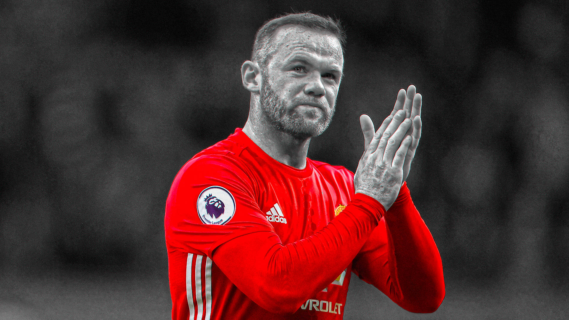 Wayne Rooney Selective Color Picture