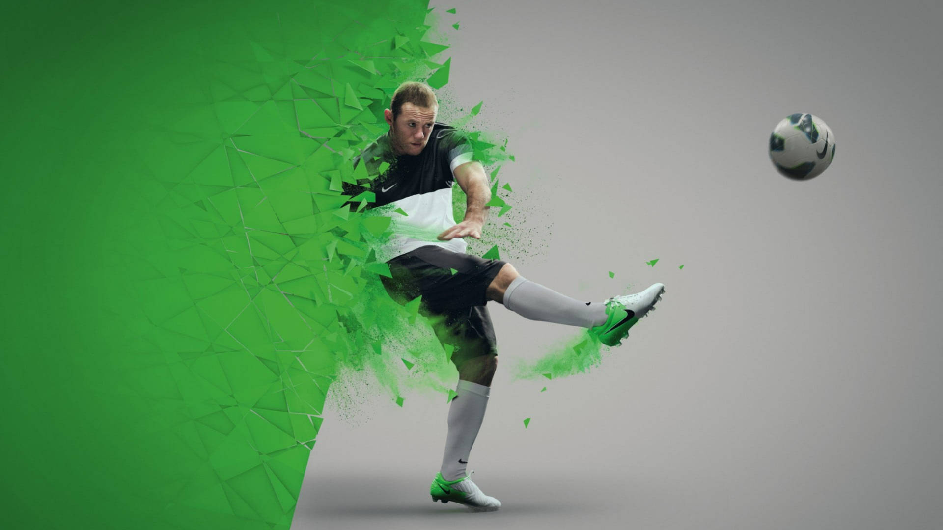 Wayne Rooney Toe Kick Technique Picture