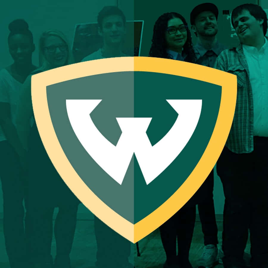 Wayne State University Logo Phone Wallpaper