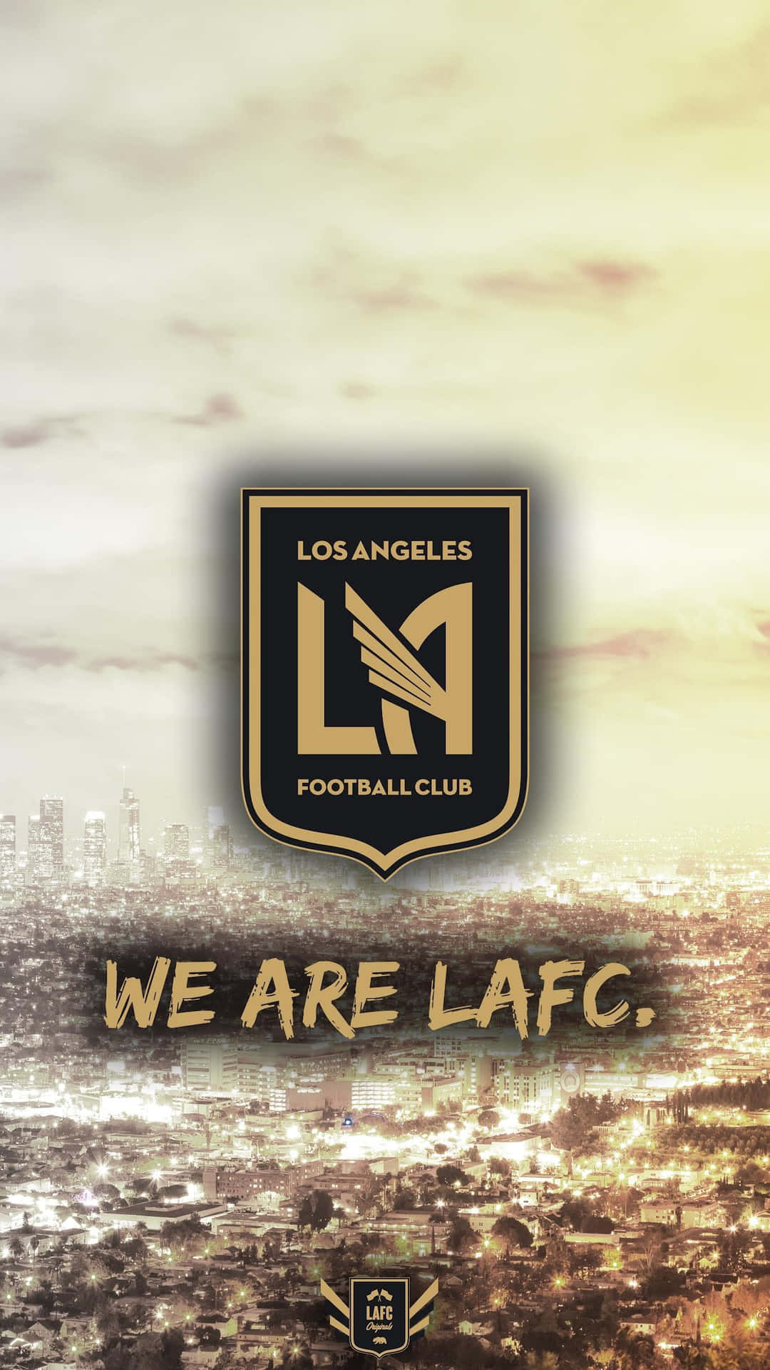 Vi er LAFC Los Angeles Fc Digital Fan Art Wallpaper Wallpaper