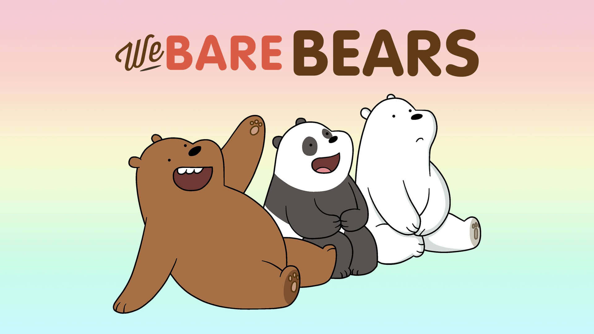 The We Bare Bears gang enjoying a day at the park