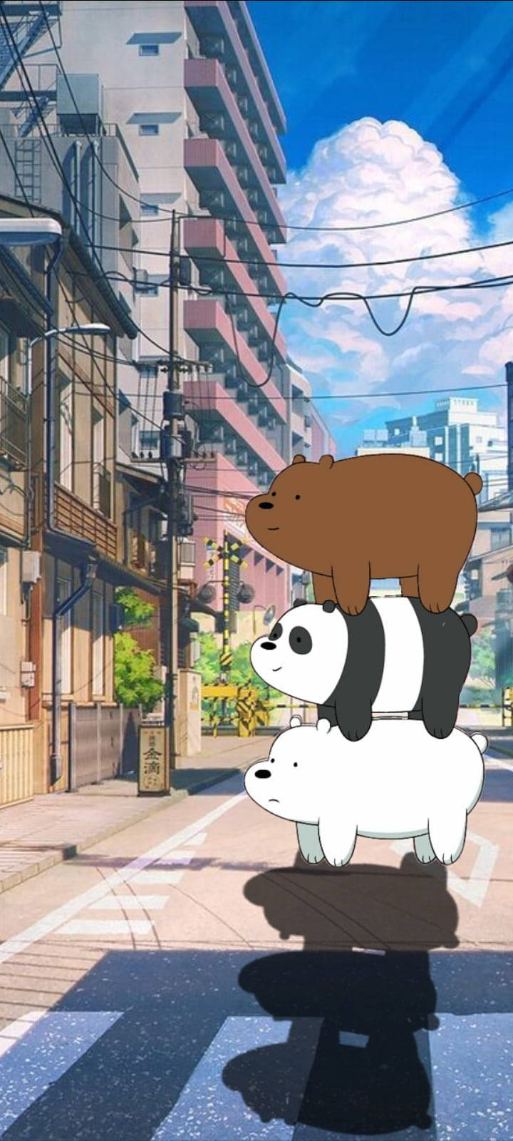 We Bare Bears Aesthetic Anime Background
