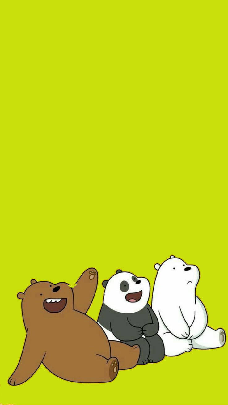 We Bare Bears Aesthetic Yellow Green Picture
