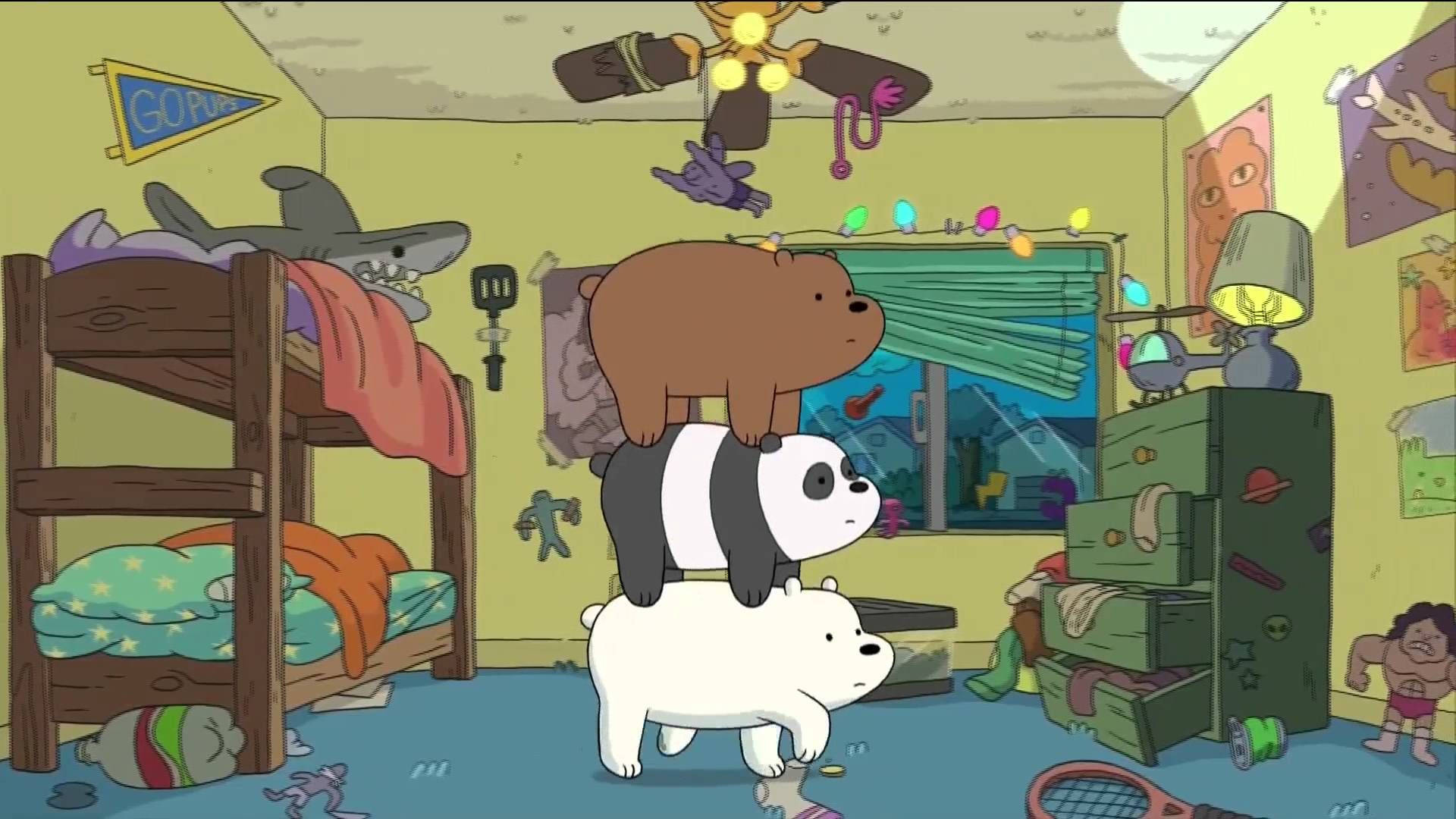 We Bare Bears In Messy Room