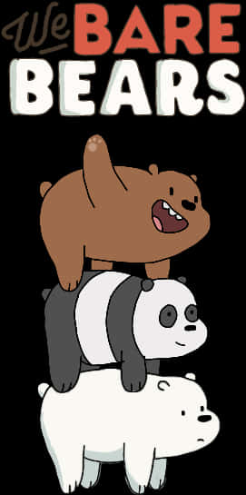 We Bare Bears Stacked Brothers PNG