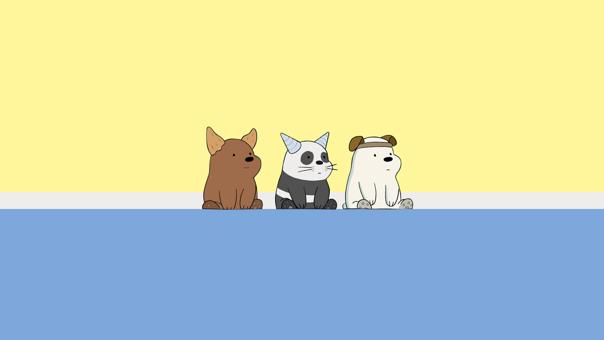 We Bare Bears Young Bears Background