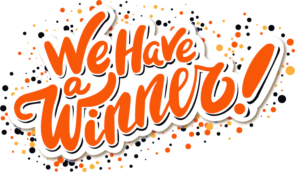 Download We Havea Winner Graphic | Wallpapers.com