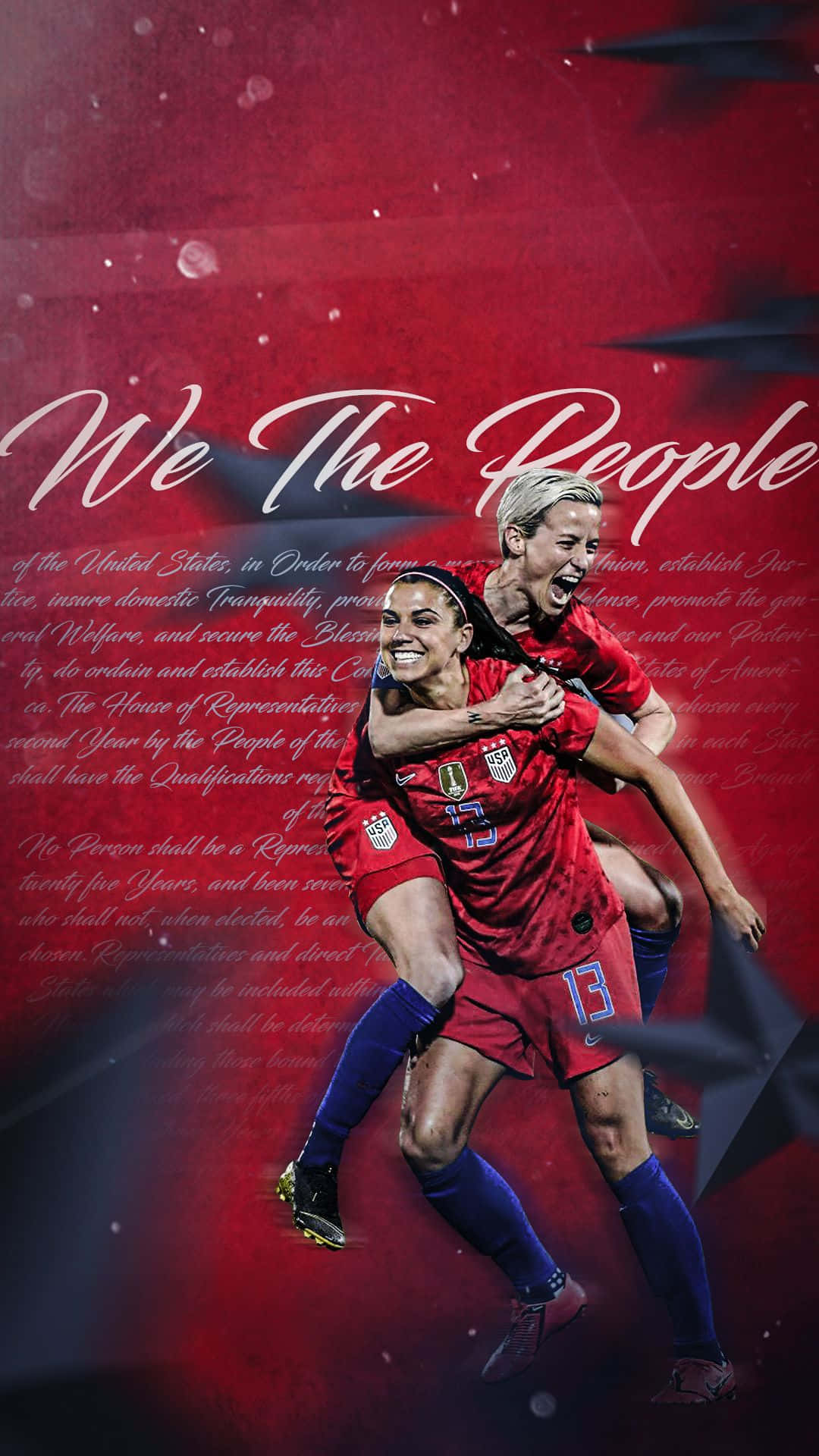 We The People Soccer Players Wallpaper