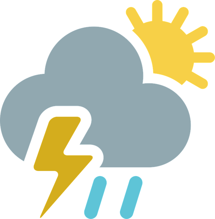 Download Weather Icons Cloud Lightning Rain Sun | Wallpapers.com