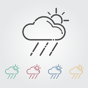 Weather Icons Set Vector PNG