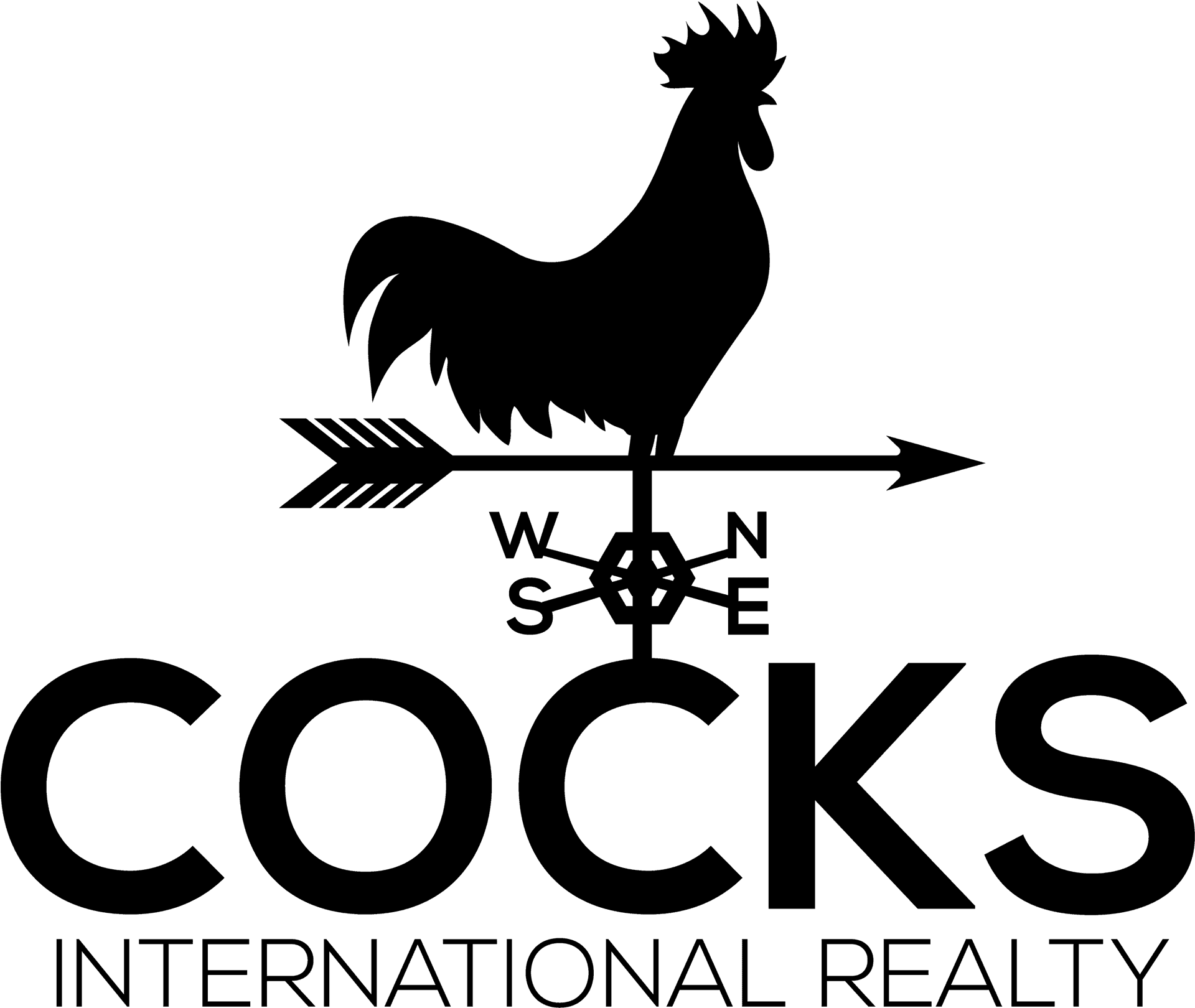 Weather Vane Rooster Logo PNG