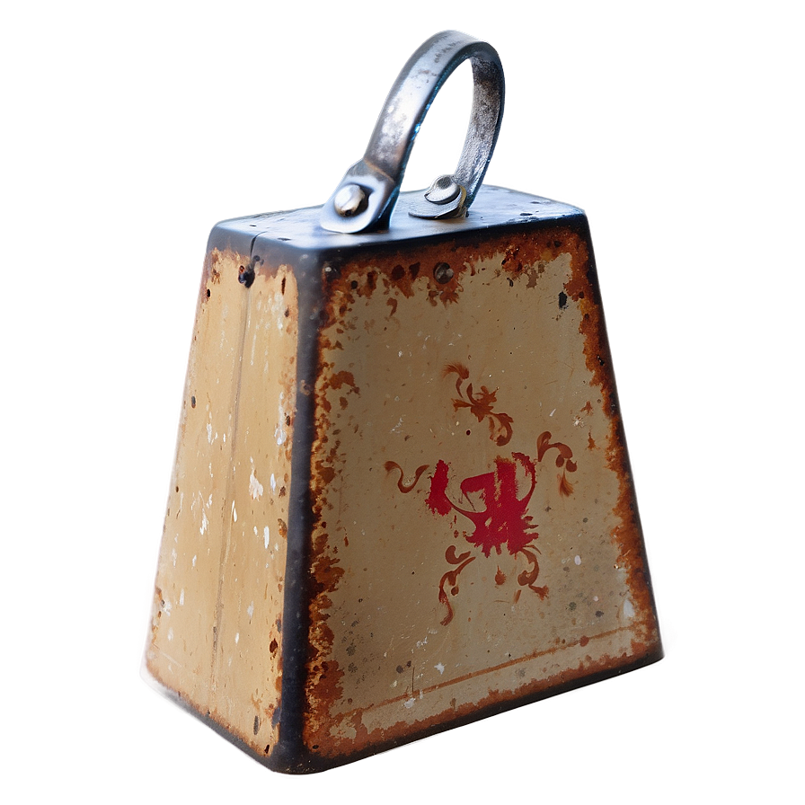 Weathered Cowbell Look Png 06132024 PNG
