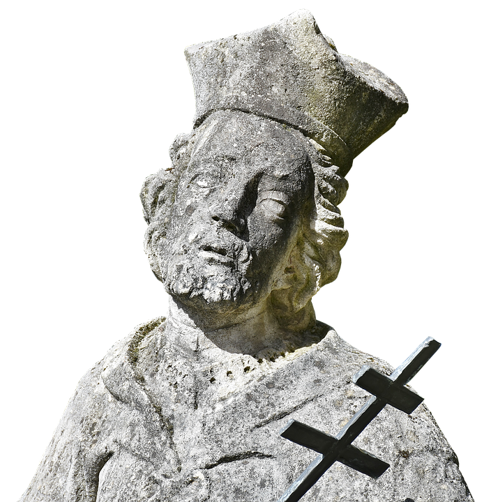 Weathered Religious Statue.png PNG