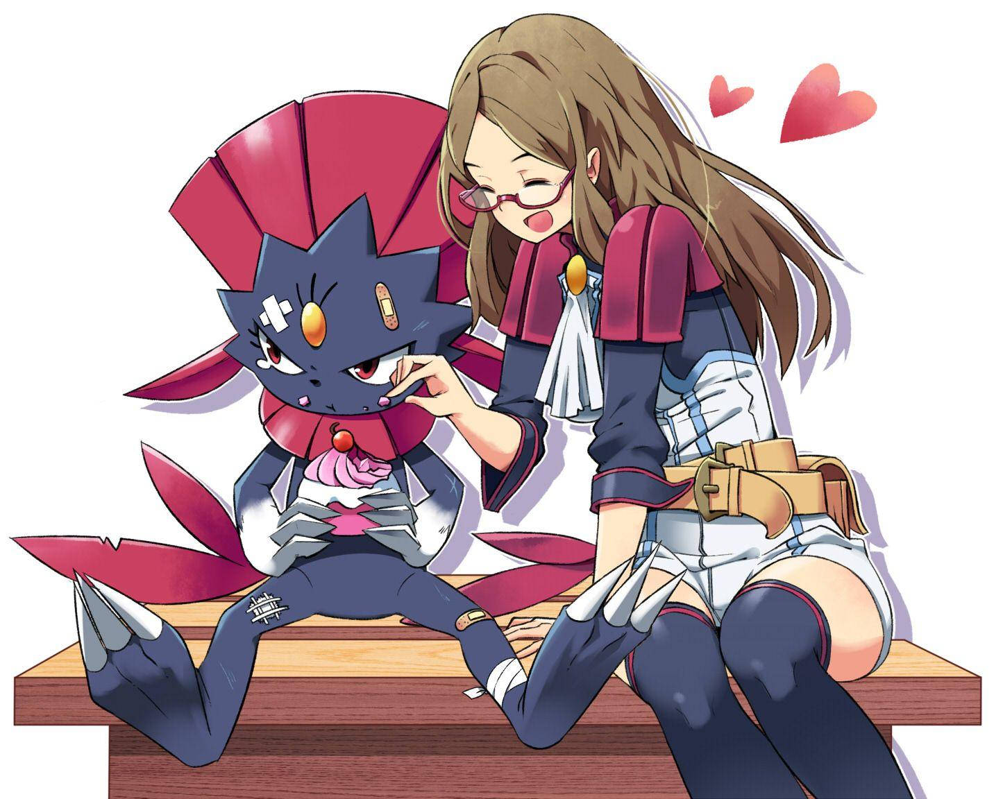 Weavile Treated By Trainer Wallpaper