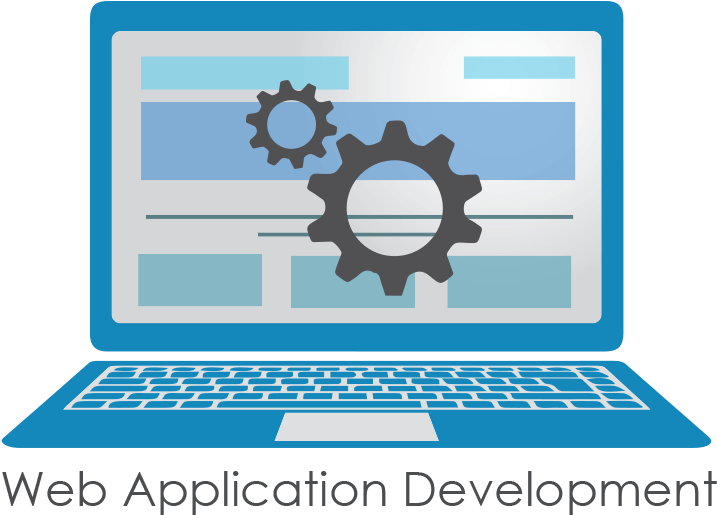 Web Application Development Concept PNG