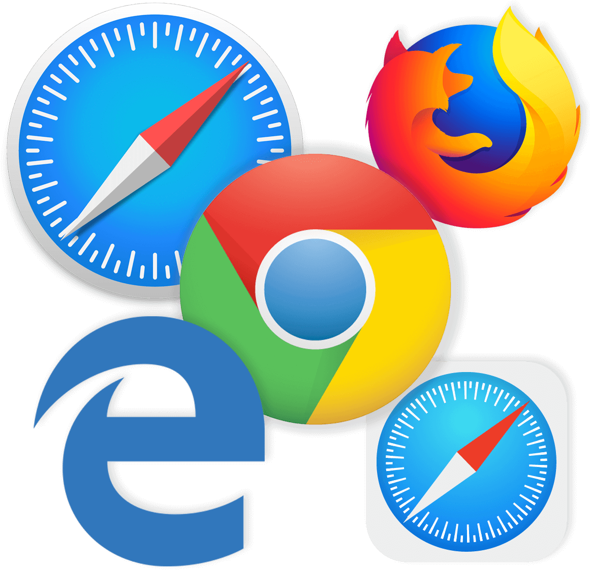 Web Browser Icons Collection PNG