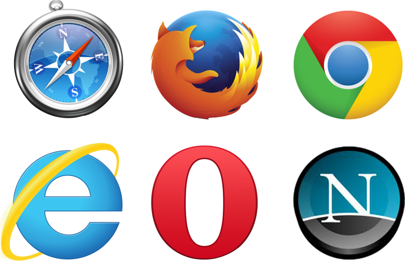 Web Browser Icons Collection PNG