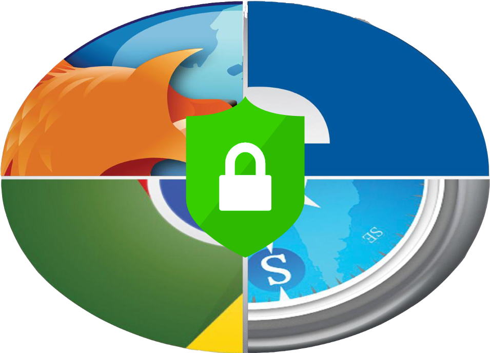 Web Browser Icons Security PNG
