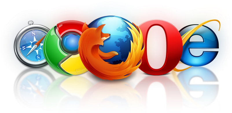 Web Browser Icons Showcase PNG