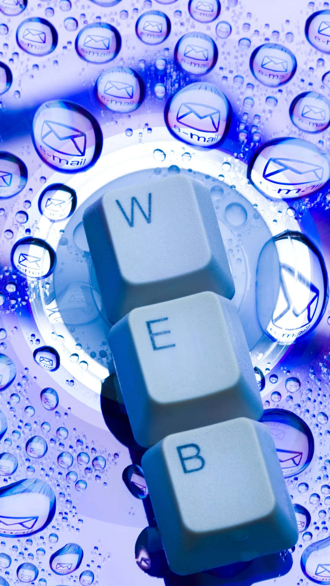 Web Connectivity Keyboard Concept Wallpaper