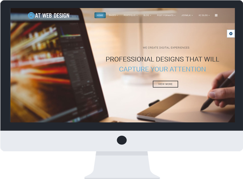 Web Design Professional Workspace PNG