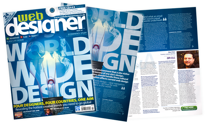 Download Web Designer Magazine Issue Spread | Wallpapers.com