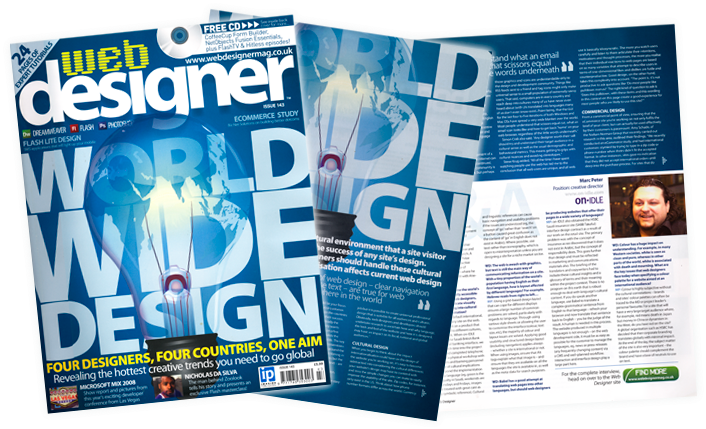Web Designer Magazine Issue Spread PNG