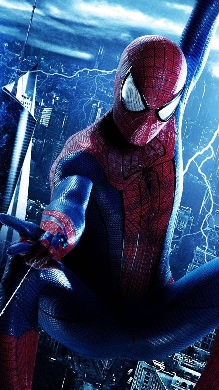 Web Shot Spider Man Iphone Wallpaper