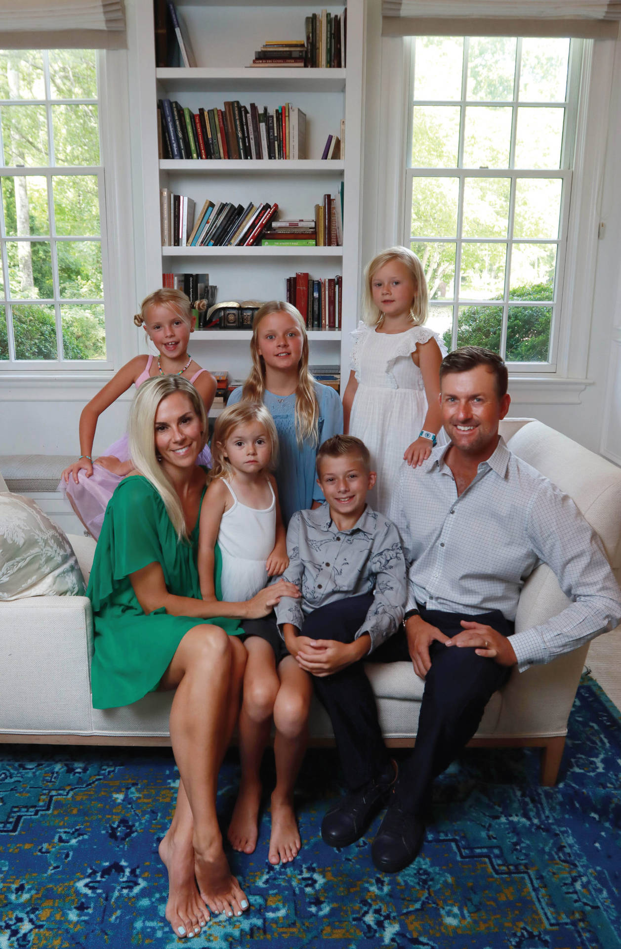 Webb Simpson And His Family Wallpaper