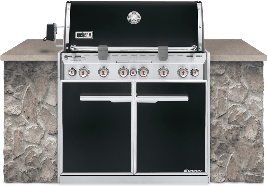 Weber Summit Grill Center Stainless Steel PNG