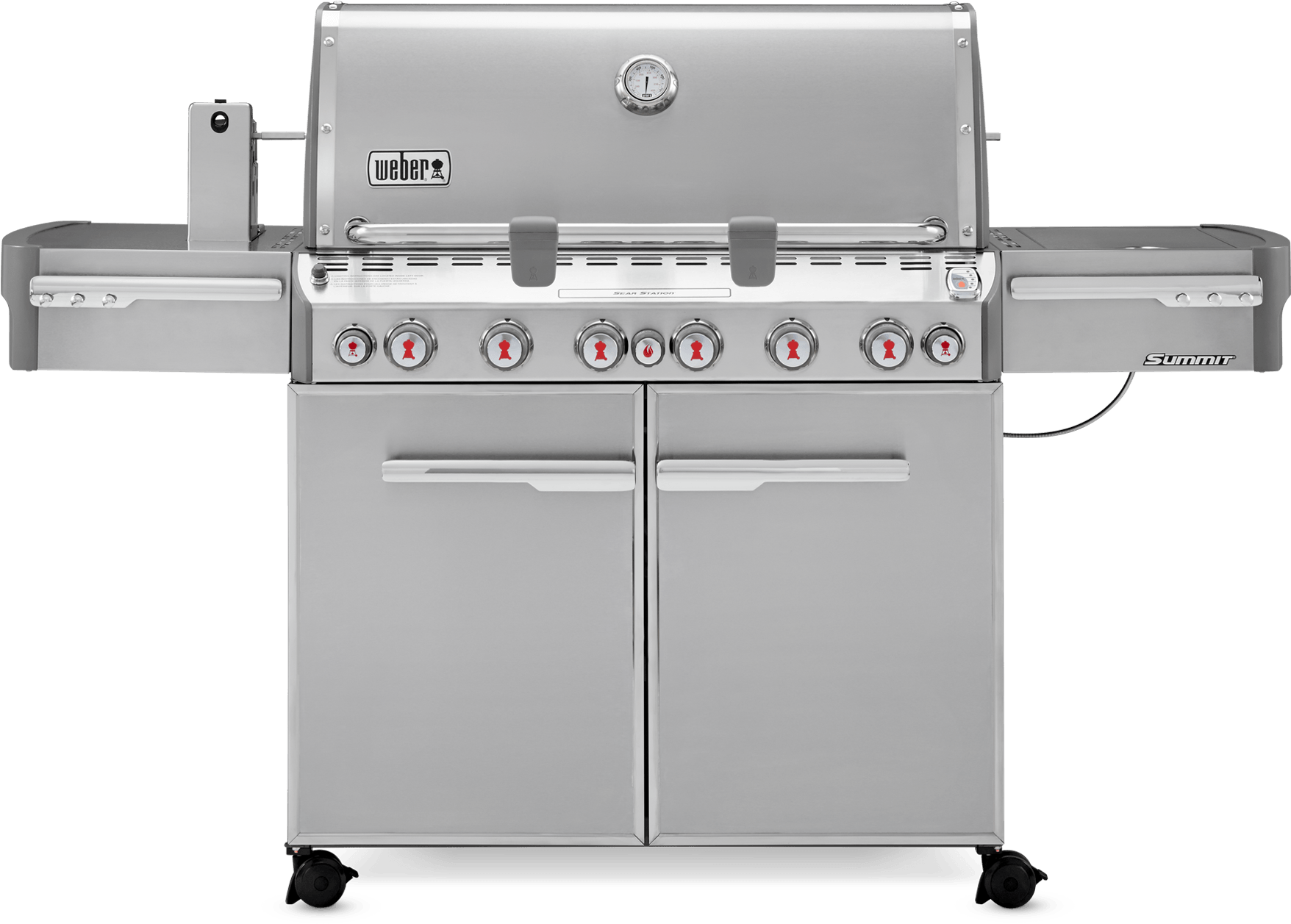 Weber Summit Stainless Steel Gas Grill PNG