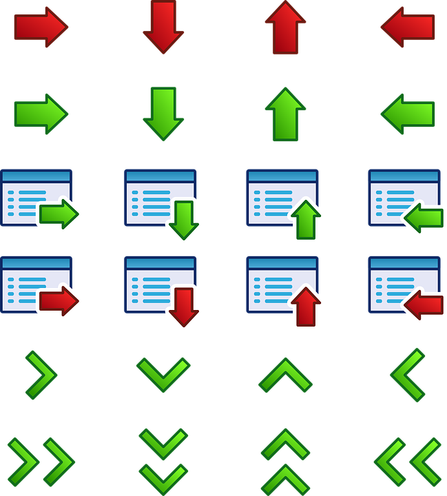 Website Navigation Icons Pattern PNG