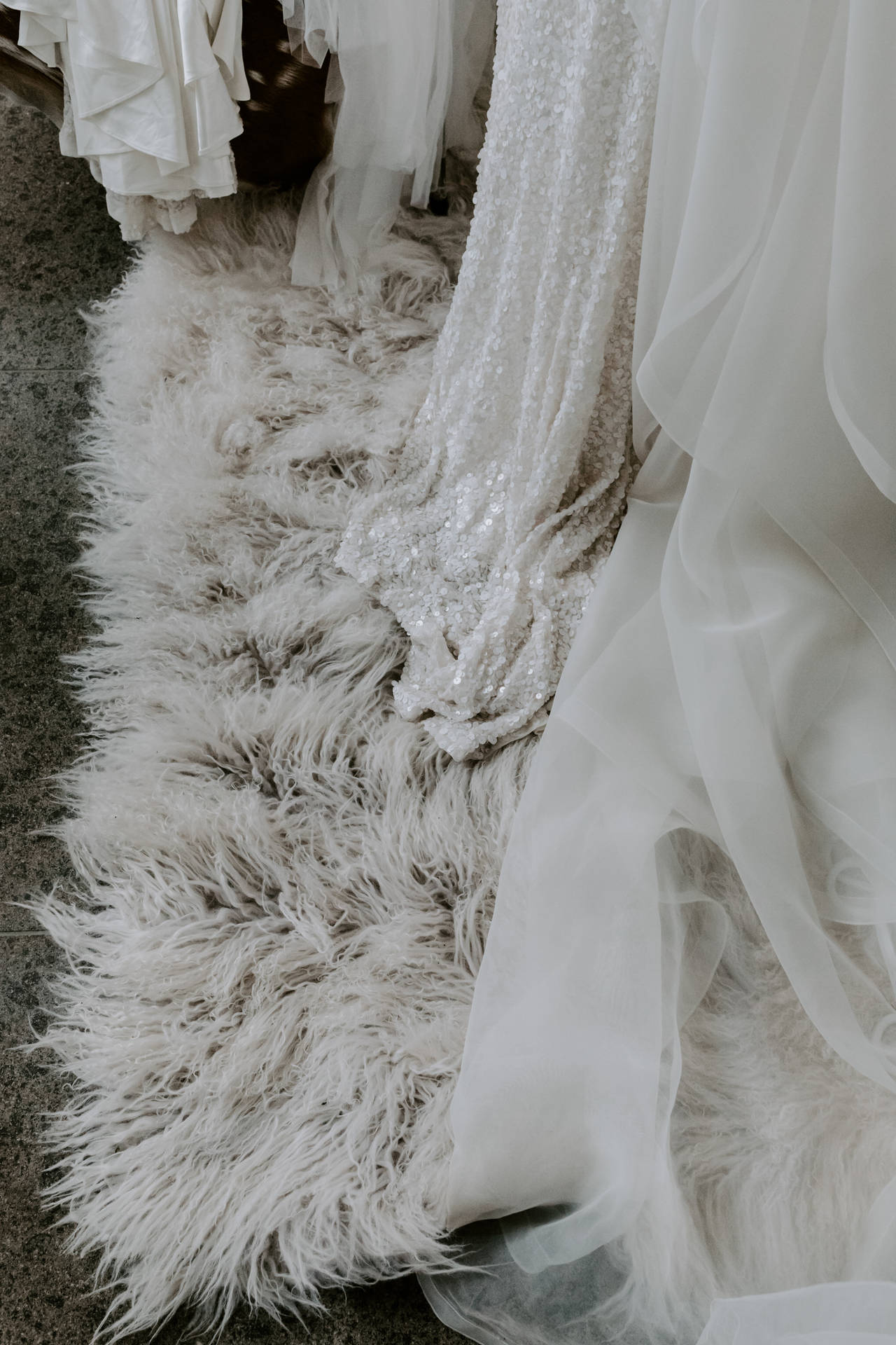 Wedding Aesthetic Gown Background