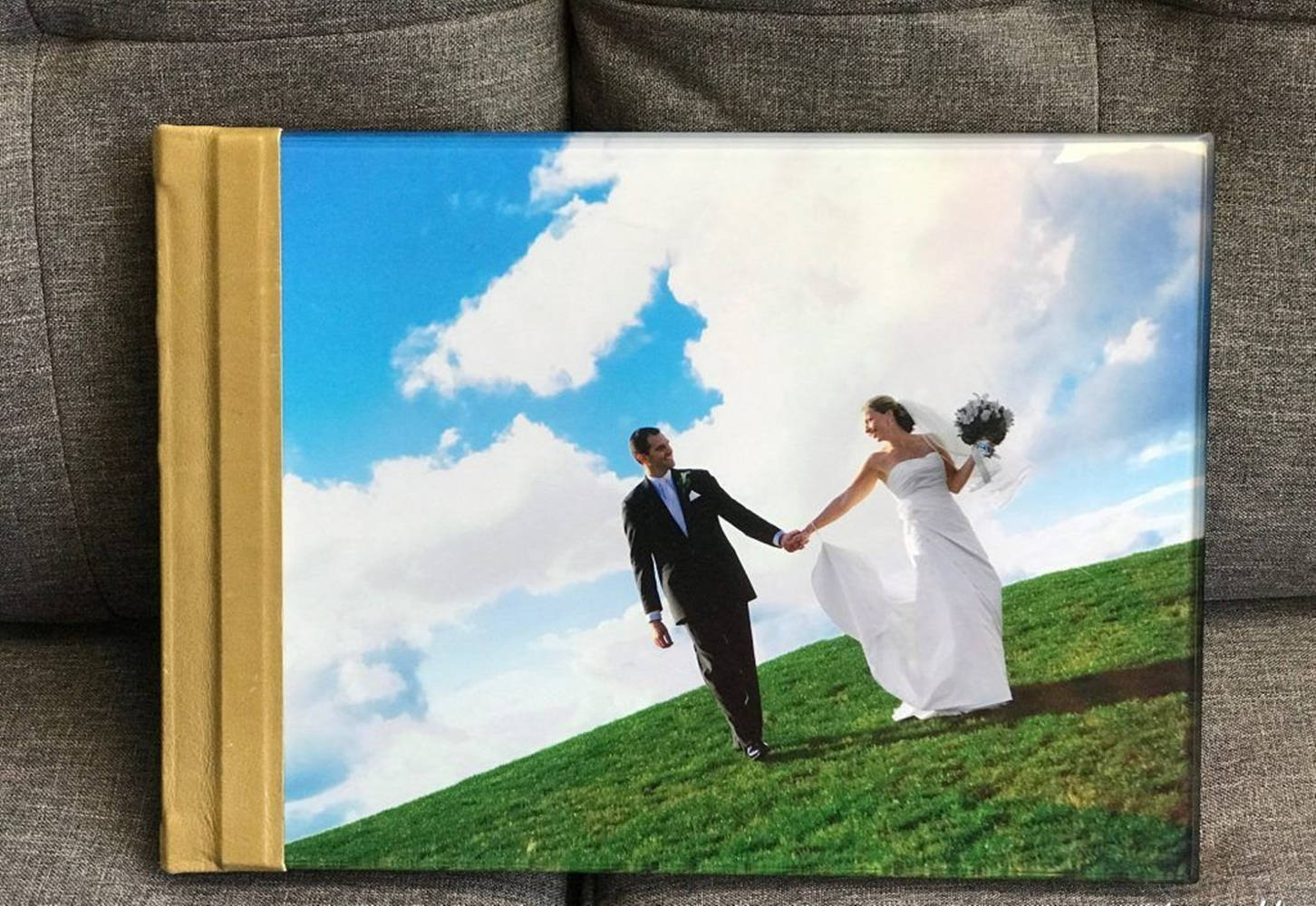 Wedding Album Couple Frame Background