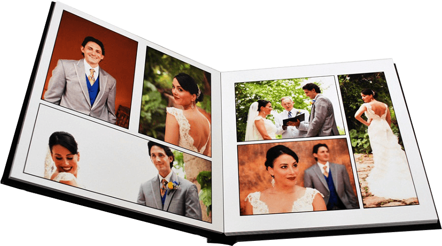 Wedding Album Spread PNG